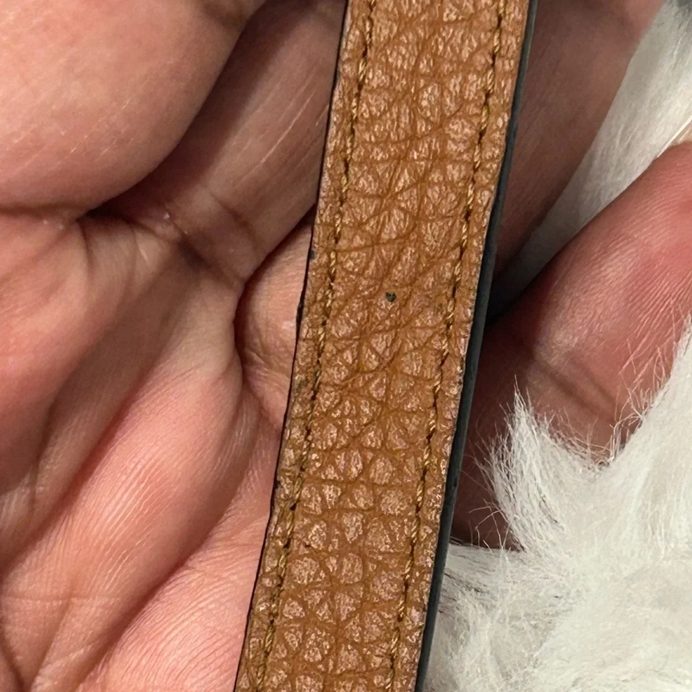 Louis Vuitton Black‎ Leather Slim Bracelet